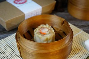 Dimsum Ayam Kepiting Rebus Keranjang Bambu