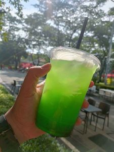 Jajan Minuman Es Sirup Coco Pandan Kelapa Muda