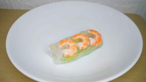 Kertas Nasi Salad Sayuran Udang