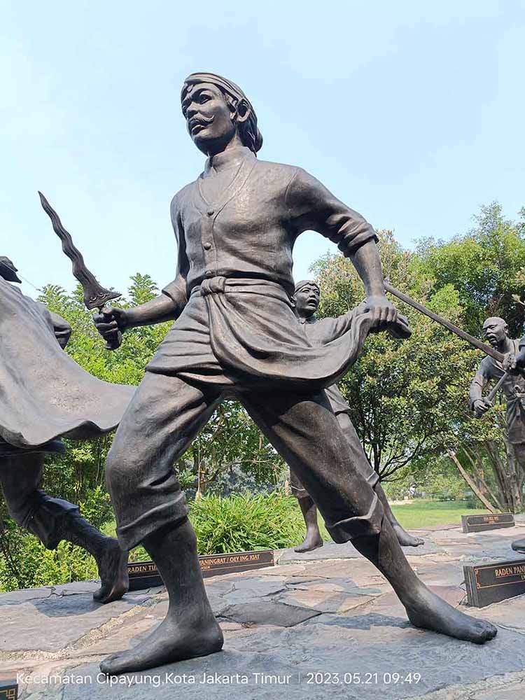 Patung Raja Jawa Sambernyawa Raja Mangkunegara