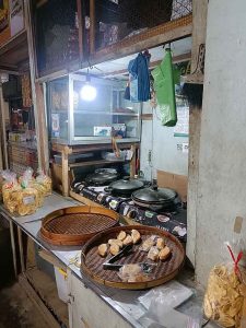 Penjual Jajanan Kue Pukis Panggang