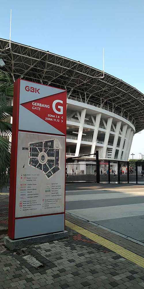 Gate Pintu G Stadion Gelora Bung Karno