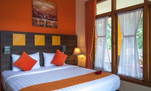 IMG-20201224-WA0021 Warm orange walls frame a cozy bedroom
