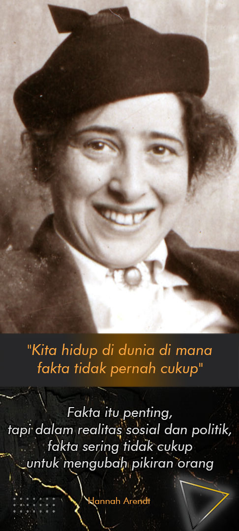 Kita hidup di dunia di mana fakta tidak pernah cukup