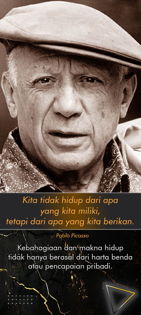 Kita tidak hidup dari apa yang kita miliki