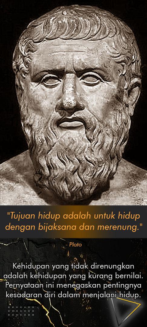 Tujuan hidup adalah untuk hidup dengan bijaksana dan merenung