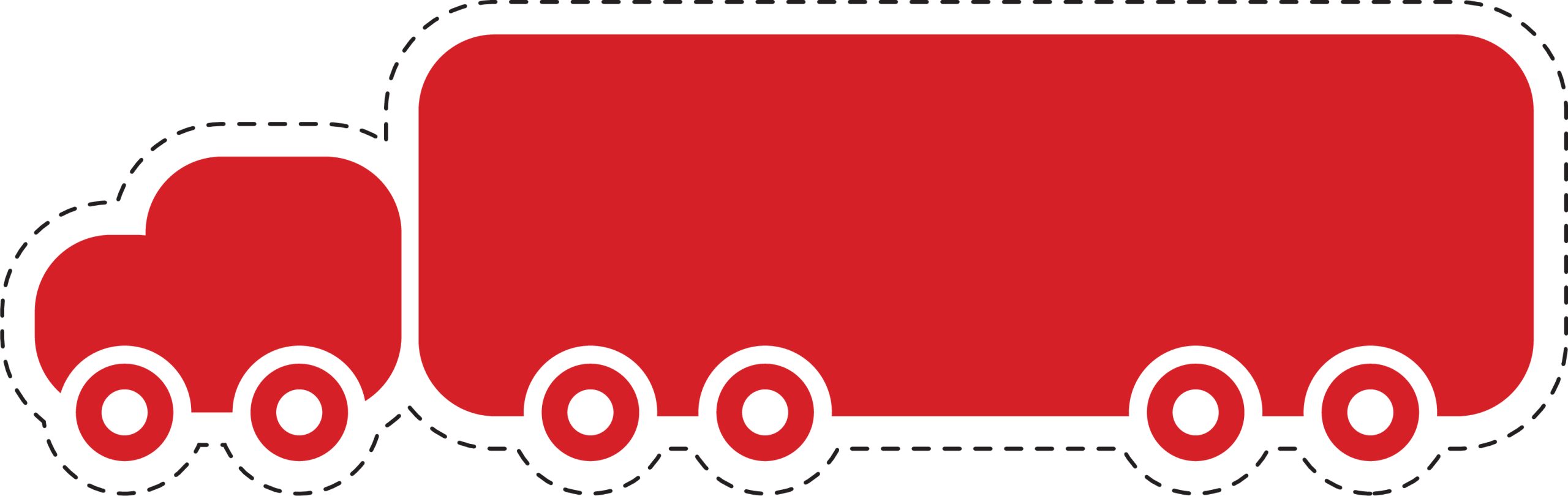 Red Semi Truck Icon