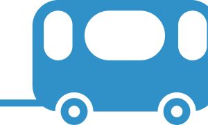 Blue Caravan Icon