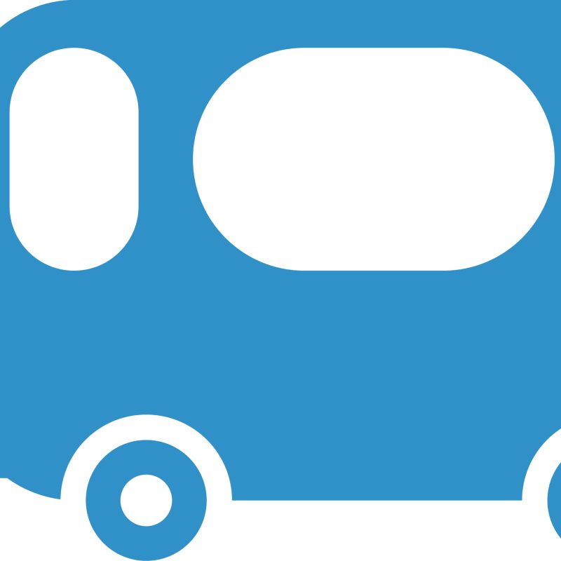 Blue Caravan Icon