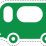 Green Caravan Icon Sticker - Travel and Camping Symbol